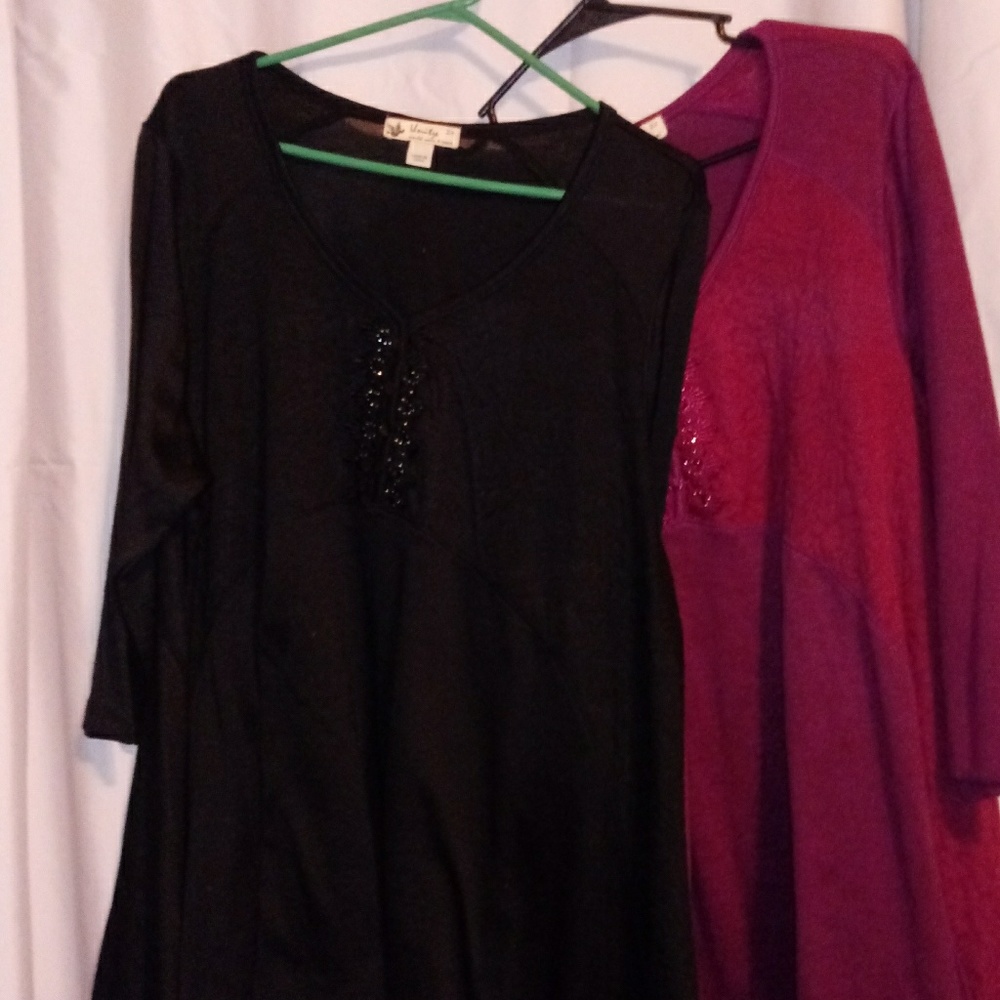 2 Women's Plus Size Tops